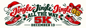 Jingle Jingle Jingle All The Way 5k logo