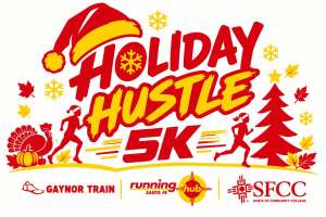 Holiday Hustle 5k logo