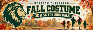 Horizon Christian Fall Costume 3K & 5K Fun Run/Walk logo