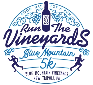 Run the Vineyards - Blue Mountain 5K logo