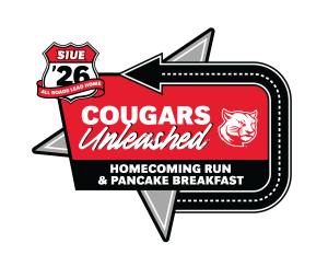 SIUE Cougars Unleashed Homecoming Run & Pancake Breakfast logo