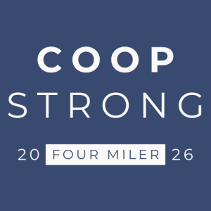 CoopStrong Four Miler logo