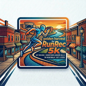 Golden Harvest Run For Rec 5k logo