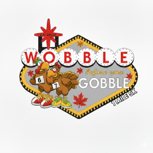 Wobble Before You Gobble logo