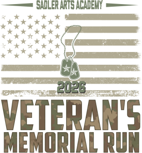 Sadler Arts Academy Veterans Memorial 5k logo