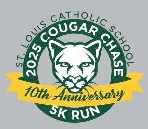 St. Louis Catholic School Cougar Chase 5K Run/Walk (and new Breakfast w/ Santa Option!) logo