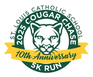 St. Louis Catholic School Cougar Chase 5K Run/Walk (and new Breakfast w/ Santa Option!) logo