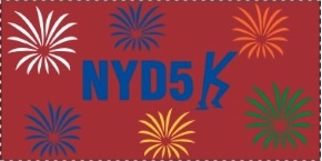 Charlottesville Track Club 2026 New Year's Day 5K - Thursday, Jan 1st 10 a.m start logo