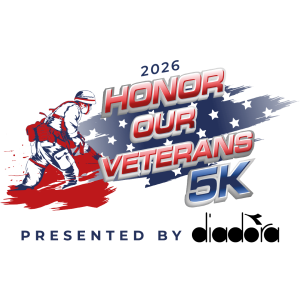 2026 Honor Our Veterans 5k presented by Diadora logo