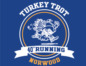 The 40th Running of the Norwood Turkey Trot logo