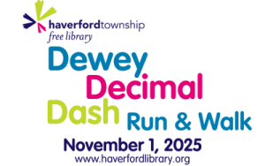 Dewey Decimal Dash ~ 5K & Fun Run/Walk logo