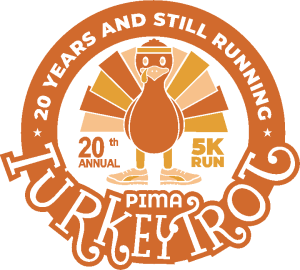 20th Annual Pima Turkey Trot 5K logo