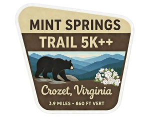 Mint Springs Trail 5K++ logo