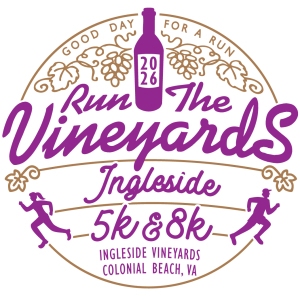 Run the Vineyards - Ingleside Vineyards 5K/8K logo