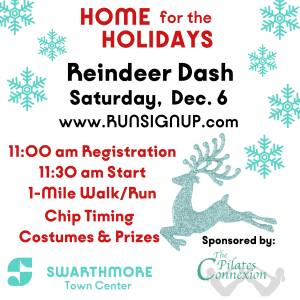Swarthmore Reindeer Dash - 1 Mile Sprint/Walk logo