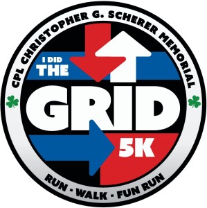 Cpl Christopher G. Scherer "I Did The Grid" logo