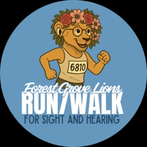 Forest Grove Lions Club Run & Walk for Sight and Hearing logo