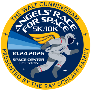Walt Cunningham Angels' Race for Space 5k/10k and Family Fun Run presented by the Ray Schlaff Family logo