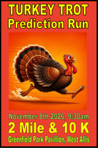 Turkey Trot 10K or 2 mile Prediction Run with a Kids Run!