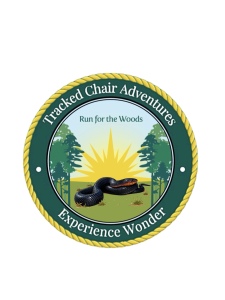 Tracked Chair Adventures  -- Run for the Woods logo