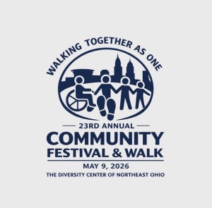 The Diversity Center of Northeast Ohio's Community Festival and Walk logo