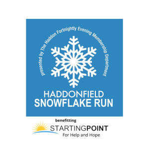Haddonfield Snowflake Run logo