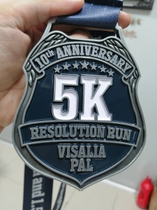 Visalia PAL Resolution 5K Run and 1.5 Mile Walk home