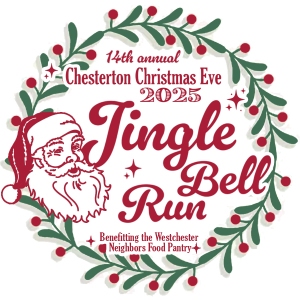 14th Annual Chesterton Christmas Eve Jingle Bell Run logo
