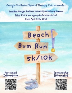 Beach Bum Run - Annual DPT 5K/10K logo