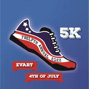 Evart 4th of July 5K walk/run home