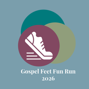Gospel Feet Fun Run 2026 logo