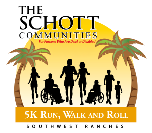 The Schott Communities 5K Run, Walk, and Roll logo