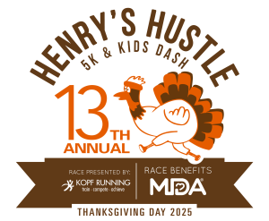 Henry's Thanksgiving Day Hustle 5K & 1/2 Mile Kids Dash logo