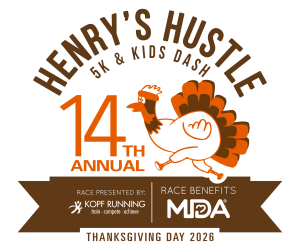 Henry's Thanksgiving Day Hustle 5K & 1/2 Mile Kids Dash logo