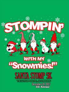 Santa Stomp 5K Run/Walk home
