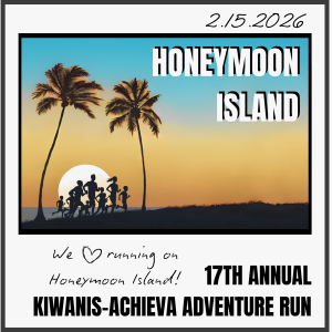 Kiwanis - Achieva VIRTUAL and LIVE Adventure Runs logo