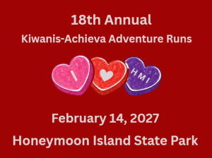 Kiwanis - Achieva VIRTUAL and LIVE Adventure Runs