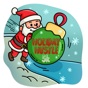 Holiday Hustle 5k Run/Walk logo