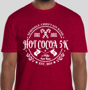 Seminole Chieftain Band Hot Cocoa 5k & 1 Mile Fun Run logo