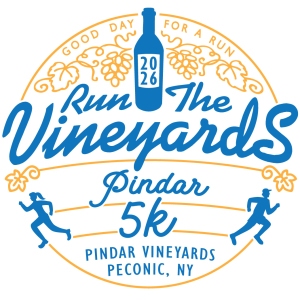 Run the Vineyards - Pindar Vineyards 5K logo