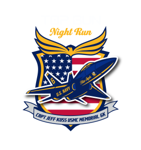 Top Gun Night Run 6k logo