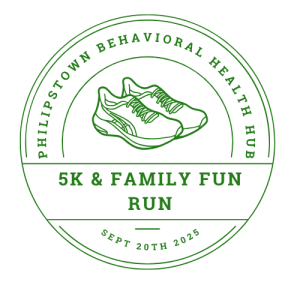 The Hub 5k and Family Fun Run logo