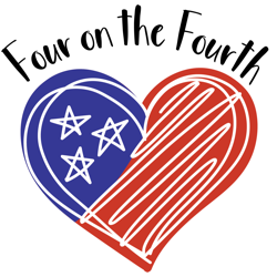 Four on the Fourth logo