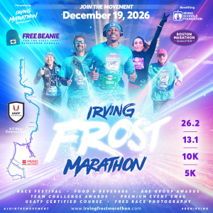 Irving Frost Marathon homepage