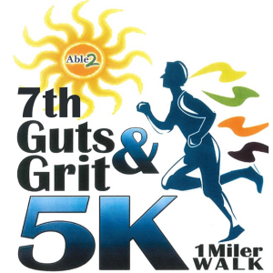 Able2 Guts & Grit 5k & 1-Miler logo