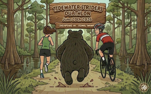 Tidewater Striders Duathlon logo