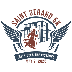 St. Gerard Faith Goes the Distance 5k logo