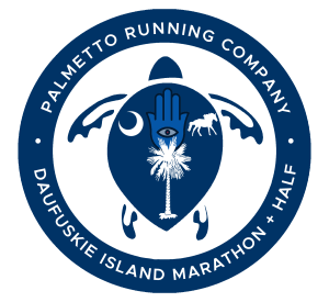 The Palmetto Running Company's Daufuskie Island Marathon and Half logo