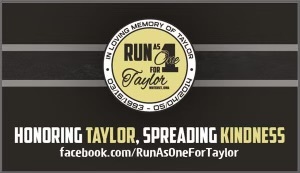 Run As One For Taylor logo