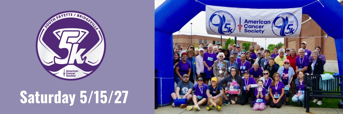 South Fayette Bridgeville 5K, Saturday 5/15/27